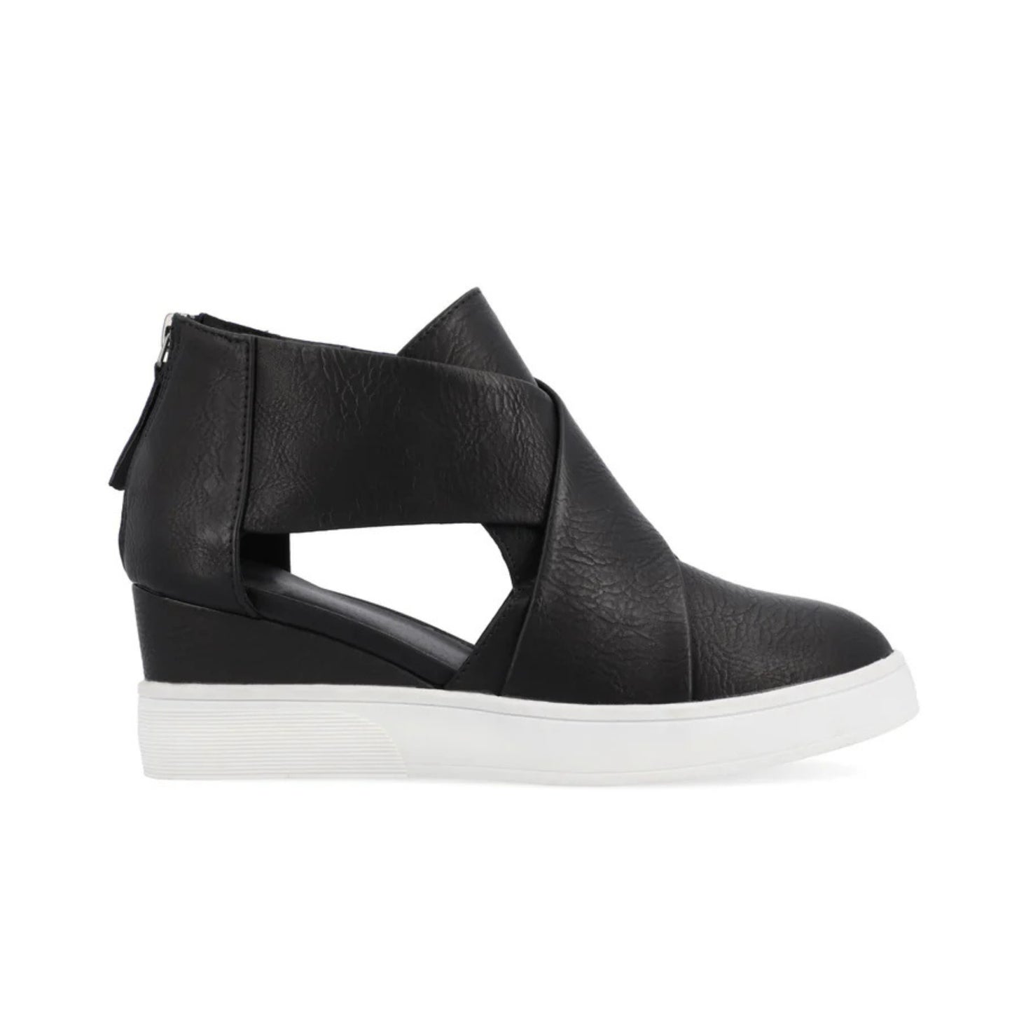 JOURNEE COLLECTION - Wedge Sneakers In Faux Leather