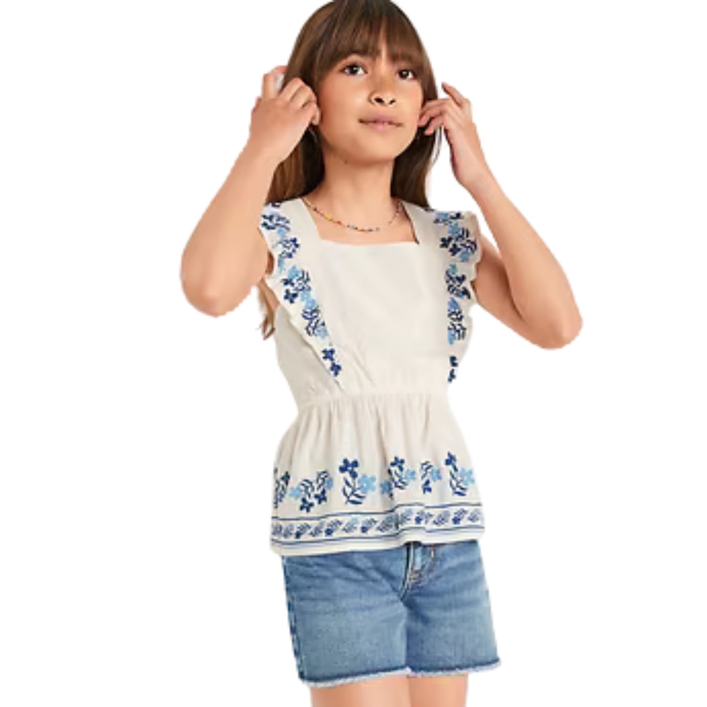OLD NAVY - Ruffled Apron-Style Top