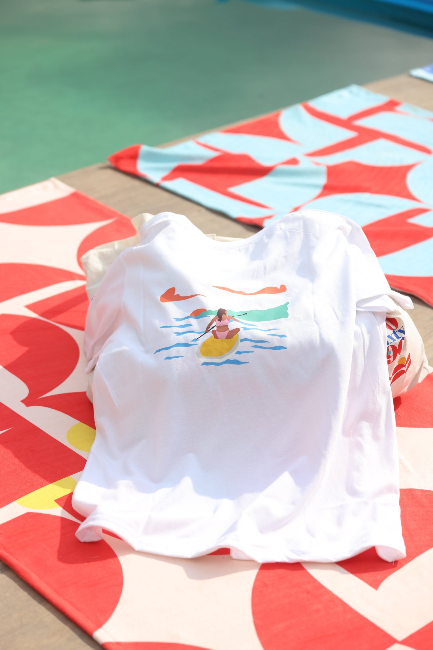 Ninety 60 Ninety - V-neck Tshirt Paddling