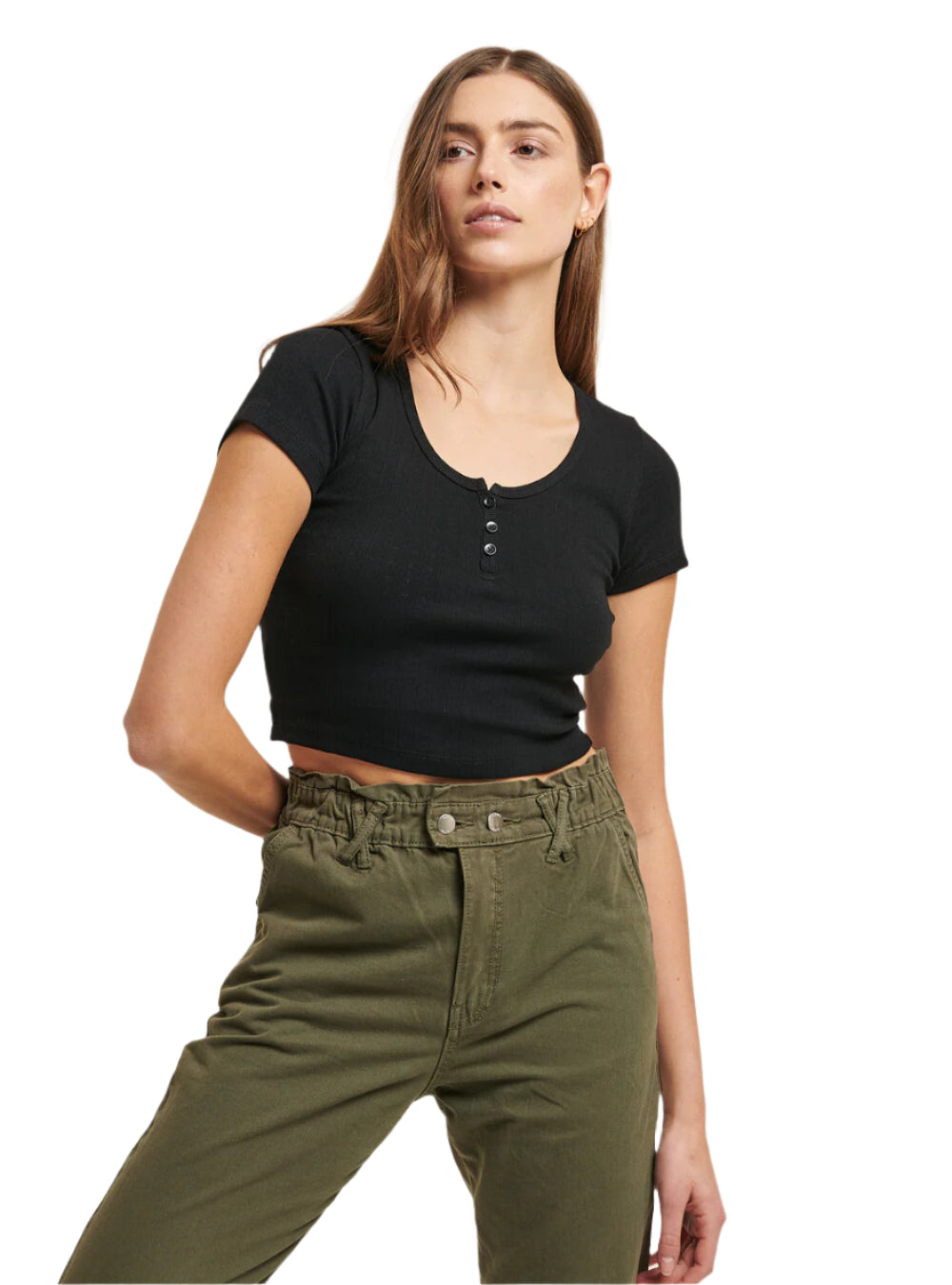 ALCOTT - Simple embroidered t-shirt