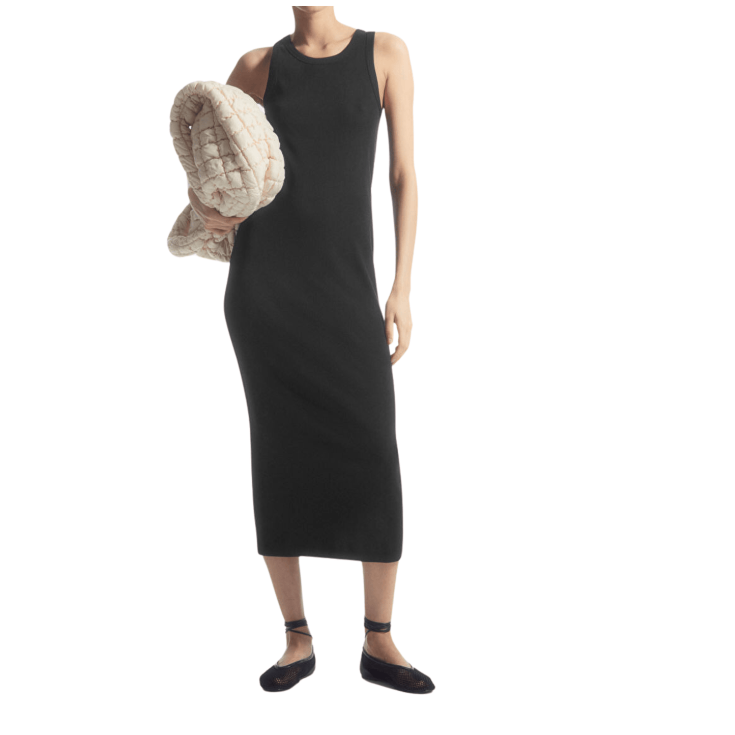 A.N.A Womens Dress XXL / Black A.N.A - SLEEVELESS BEACH DRESS