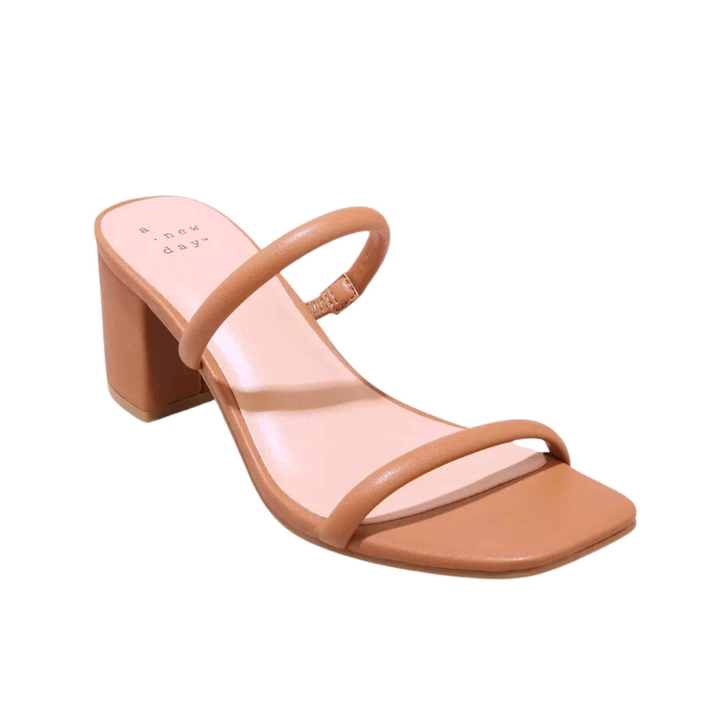 A NEW DAY Womens Shoes 39 / Brown A NEW DAY - Mule square toe Heels sandals