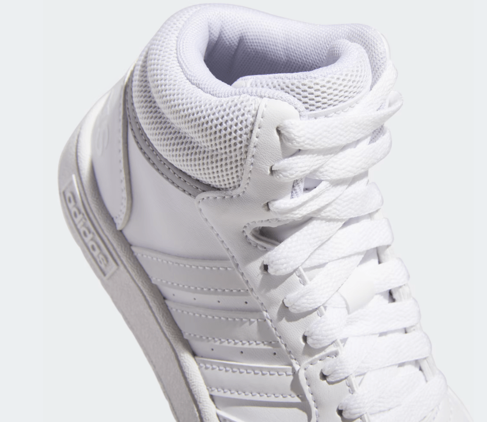 ADIDAS Athletic Shoes 38.5 / White ADIDAS - Hoops Mid Athletics Shoes