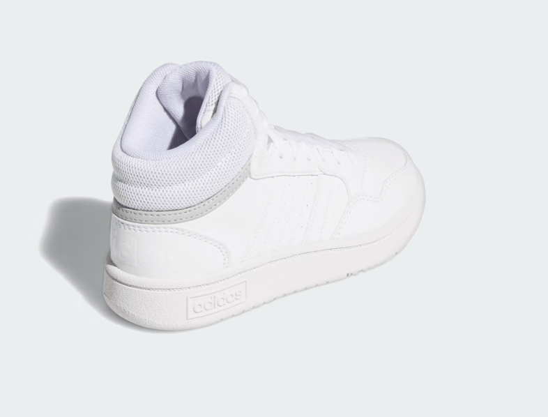 ADIDAS Athletic Shoes 38.5 / White ADIDAS - Hoops Mid Athletics Shoes