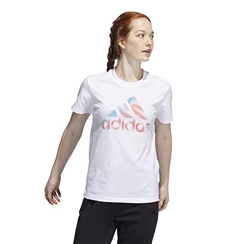 ADIDAS Womens Tops XL / White ADIDAS - Americana Logo T-Shirt