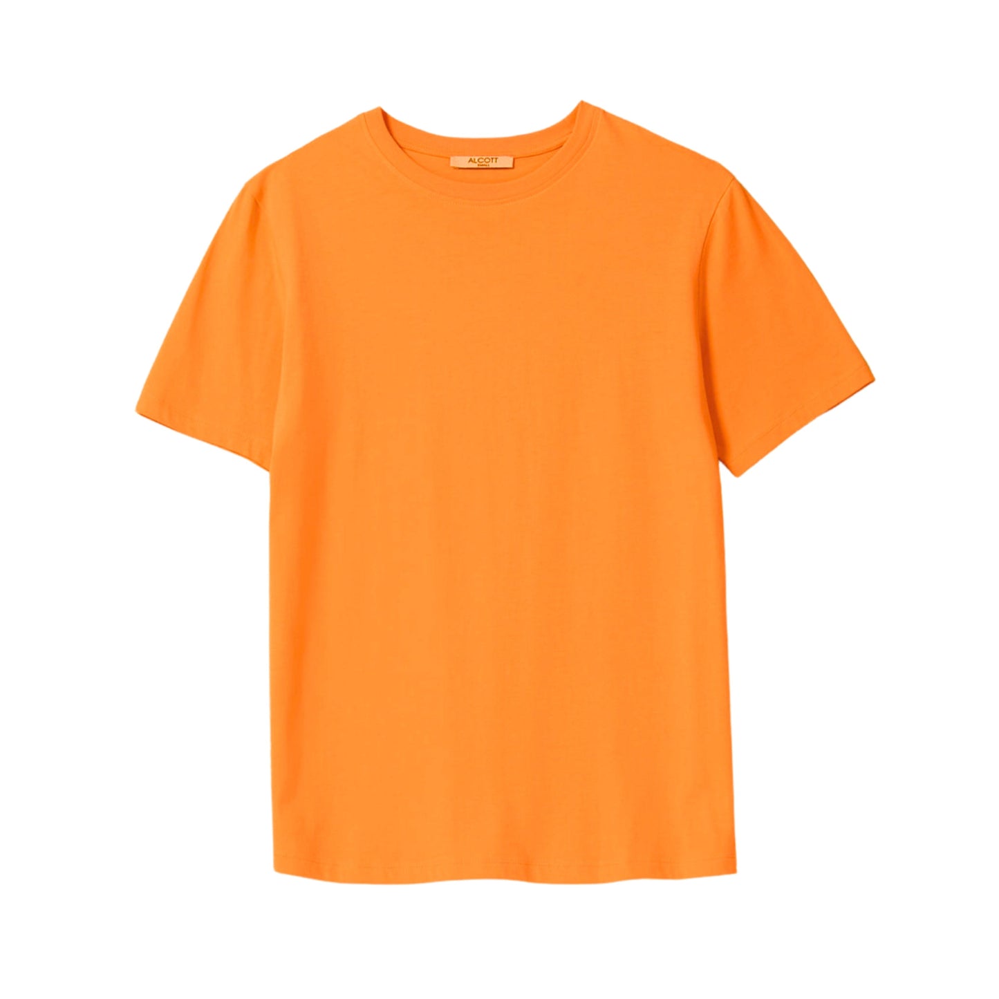 ALCOTT Mens Tops L / Orange ALCOTT - crew-neck T-shirt