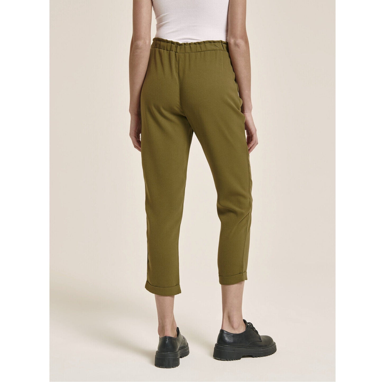ALCOTT Womens Bottoms ALCOTT - Cuffed solid pants