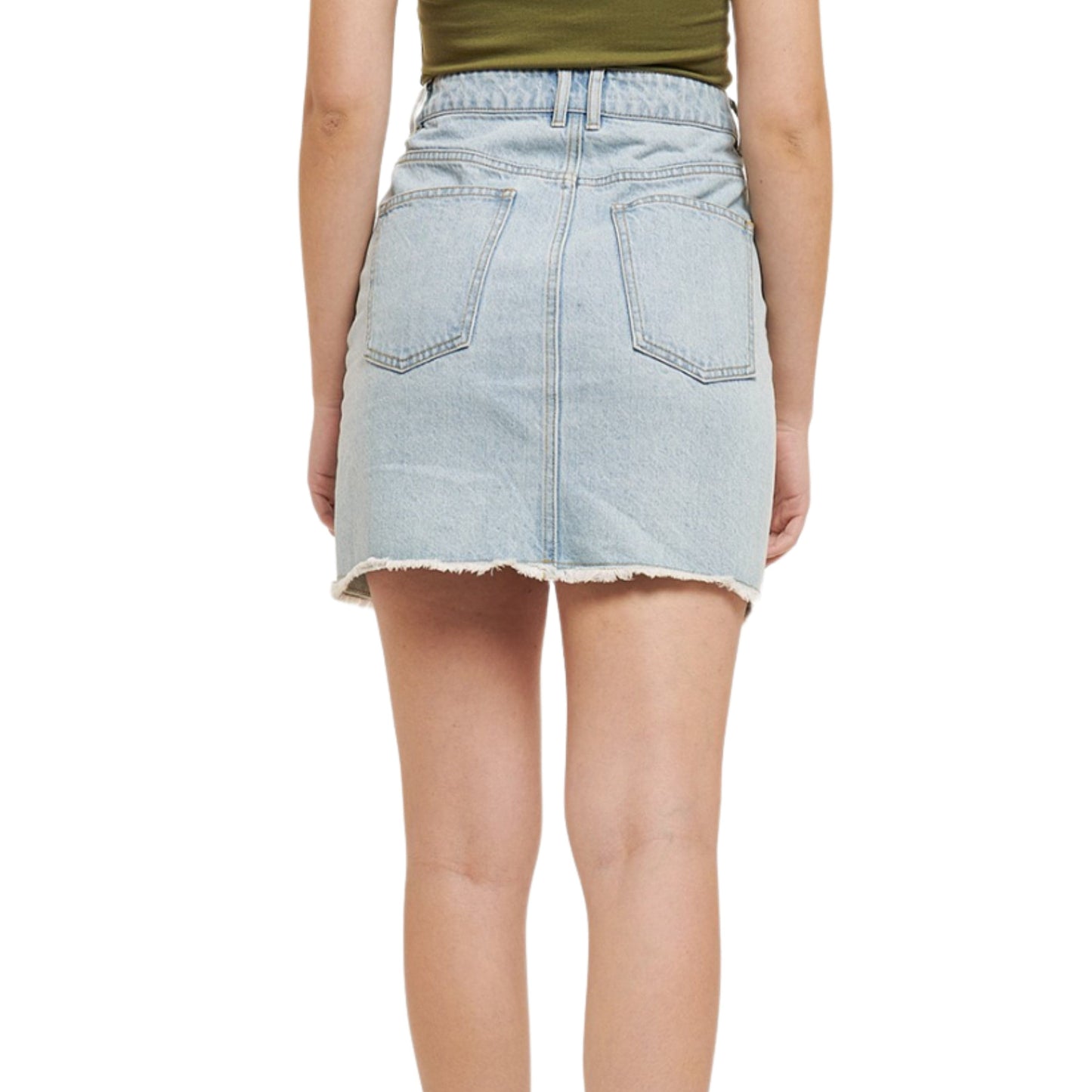 ALCOTT Womens Bottoms ALCOTT - Front split design denim skirt