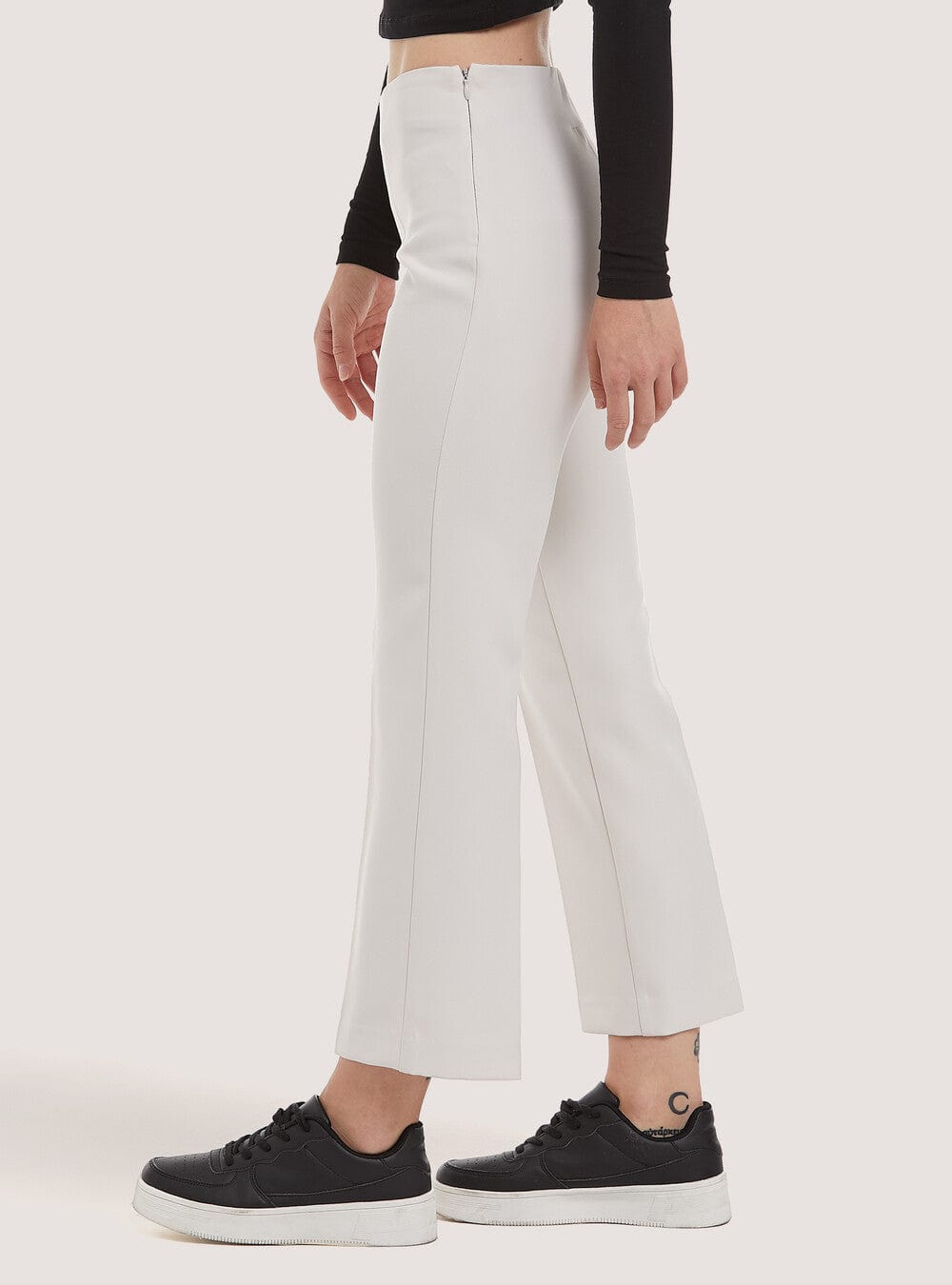 ALCOTT Womens Bottoms ALCOTT - Solid side zipper plain pants