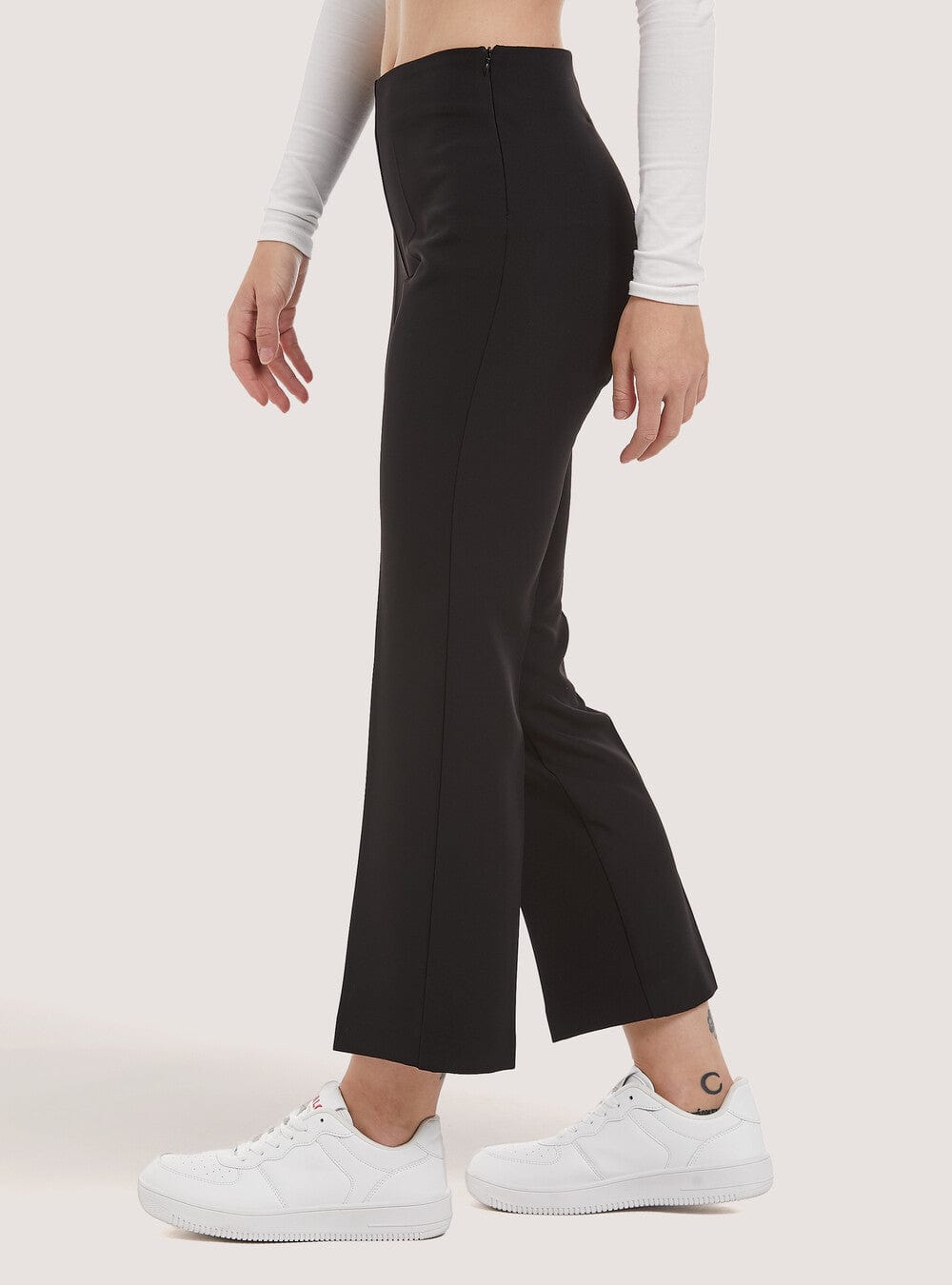 ALCOTT Womens Bottoms ALCOTT - Solid side zipper plain pants