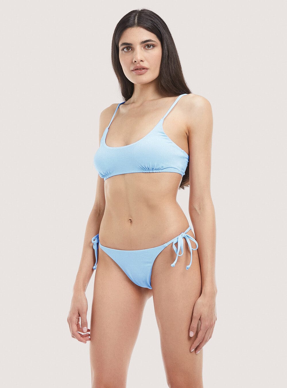 ALCOTT Womens Swimwear ALCOTT - Sparkle design solid bikini top