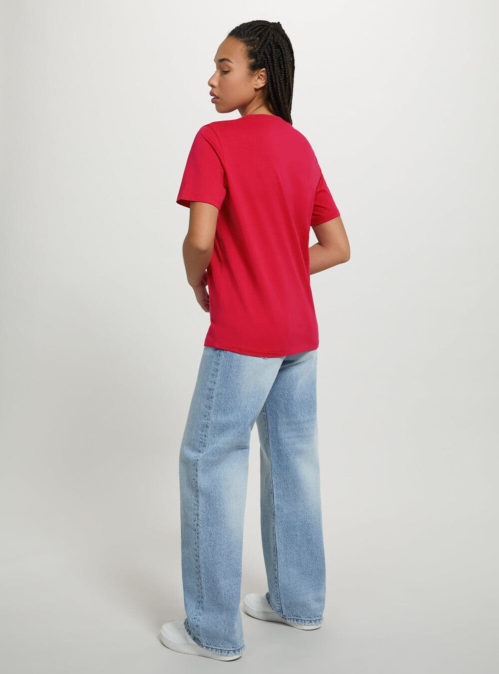 ALCOTT Womens Tops ALCOTT - Crew-neck cotton T-shirt