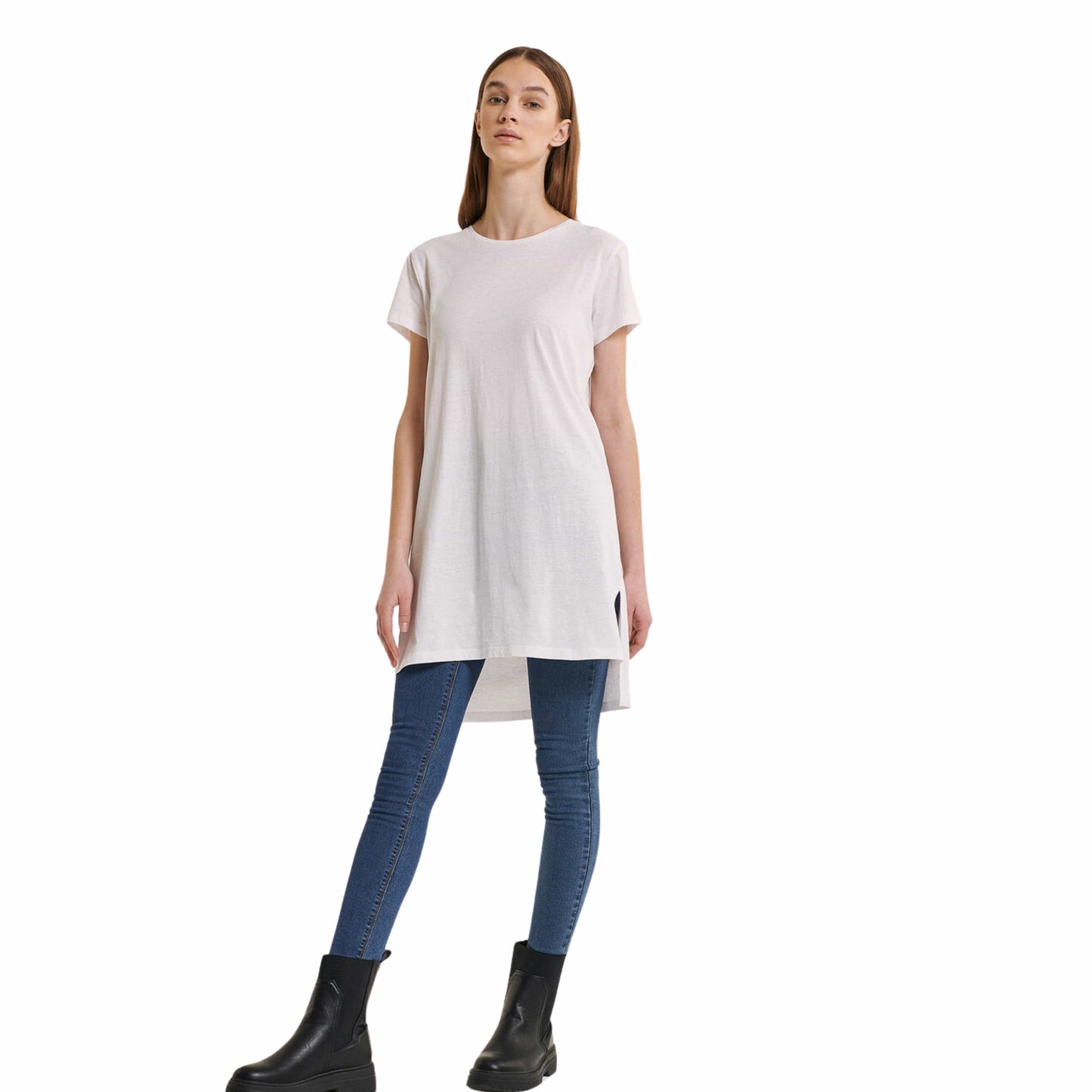 ALCOTT Womens Tops XS / White ALCOTT - Oversized Fit T-Shirt