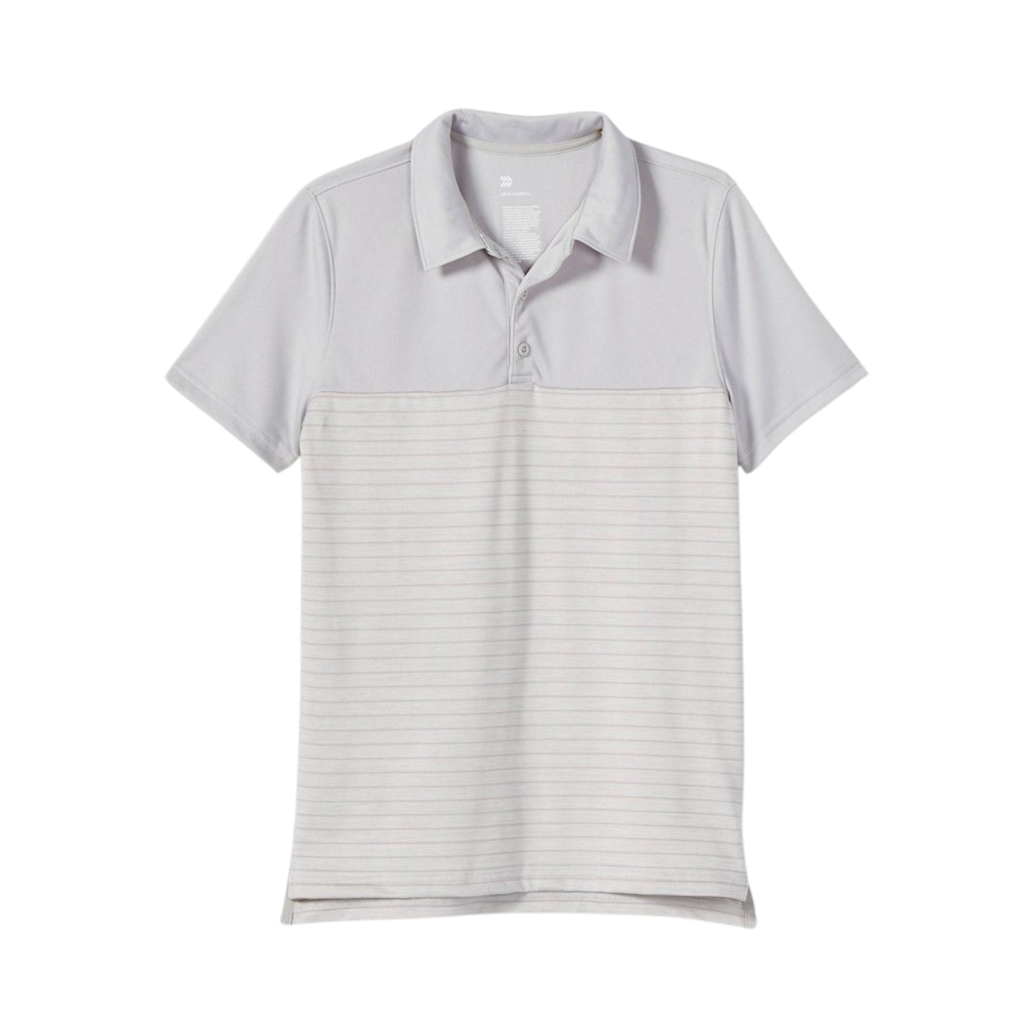 ALL IN MOTION Boys Tops ALL IN MOTION - Striped Golf Polo Shirt