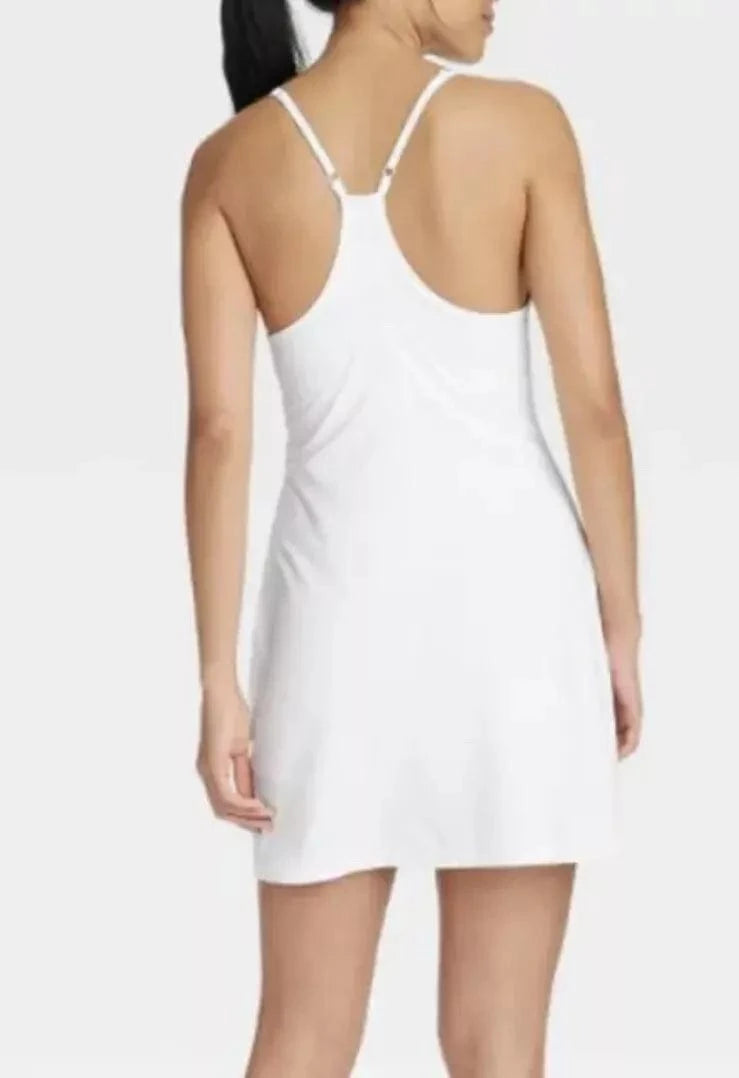 ALL IN MOTION Womens sports L / White ALL IN MOTION - Flex Strappy Exercise Dress