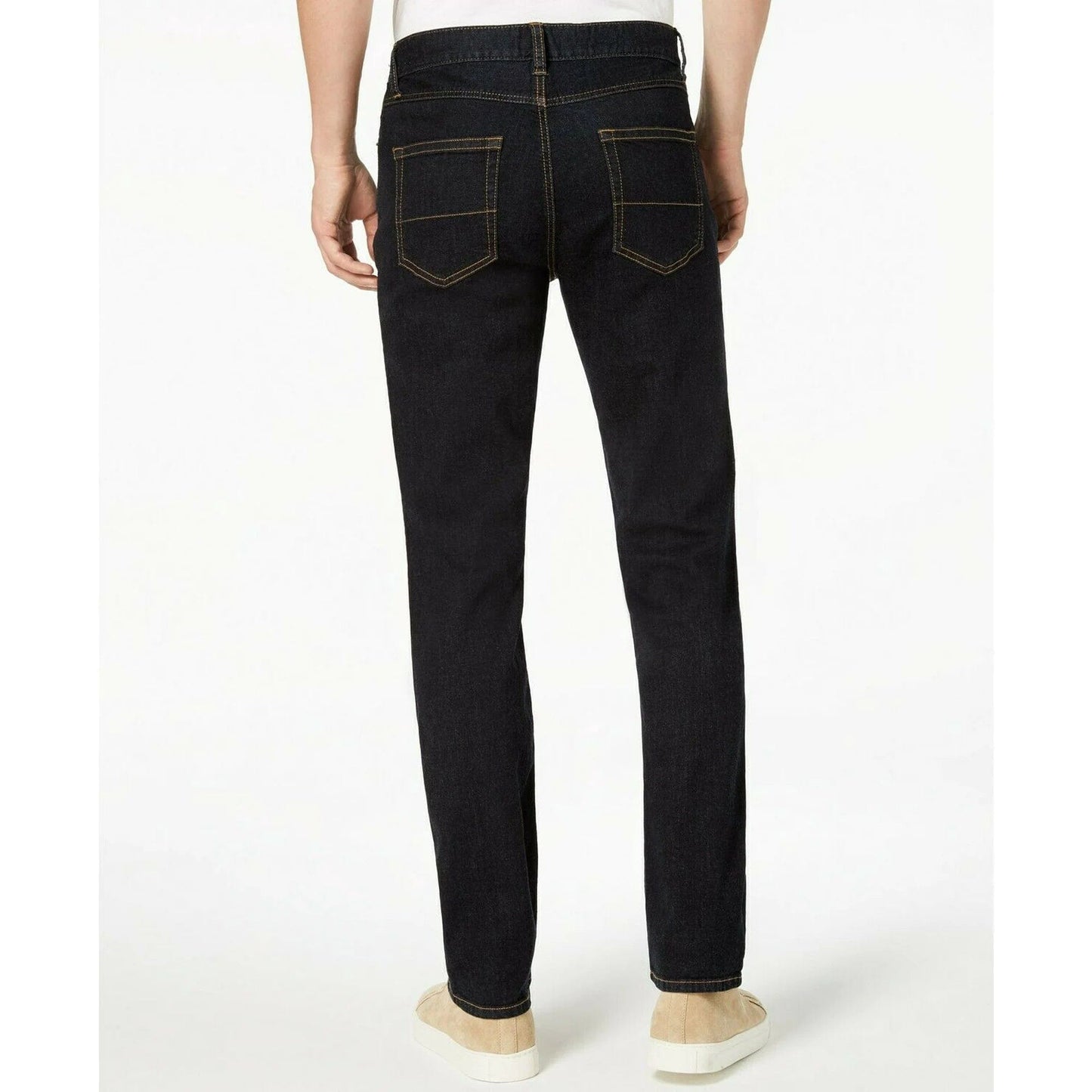 AMERICAN RAG Mens Bottoms M / Black AMERICAN RAG - Men's Straight-Fit Jeans