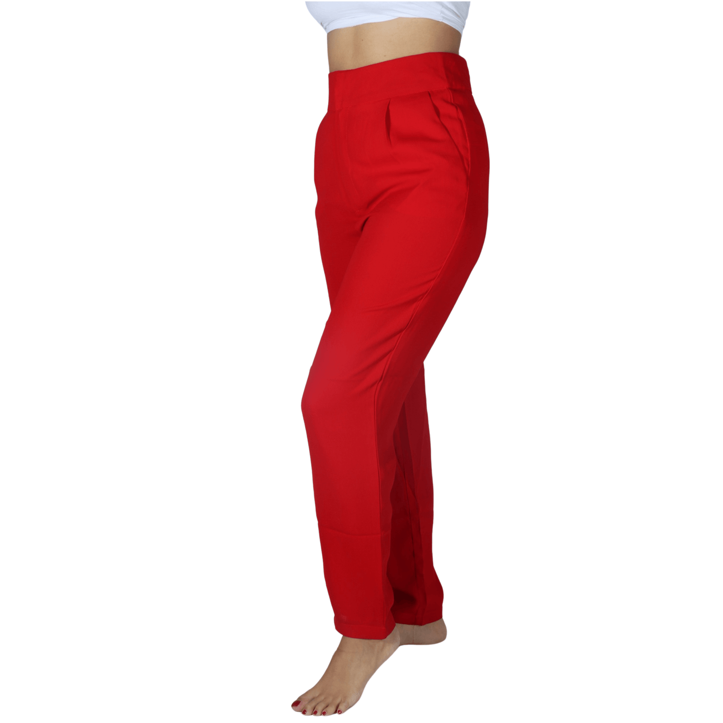 ART LOVE Womens Bottoms S / Red / 27 ART LOVE - Vibrant straight leg pants
