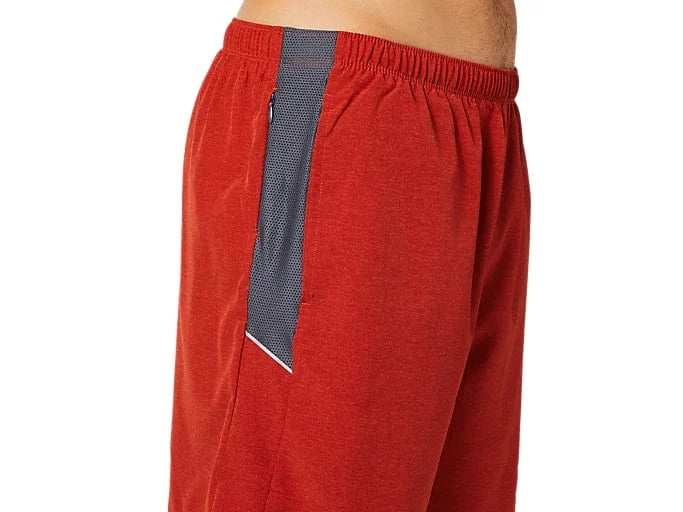 ASICS Mens sports 38W x 8L / Orange ASICS - Everyday Running Short