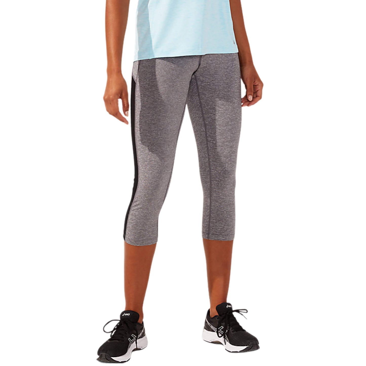 ASICS Womens sports M / Grey / 28 ASICS - Capri Compression Athletic Leggings