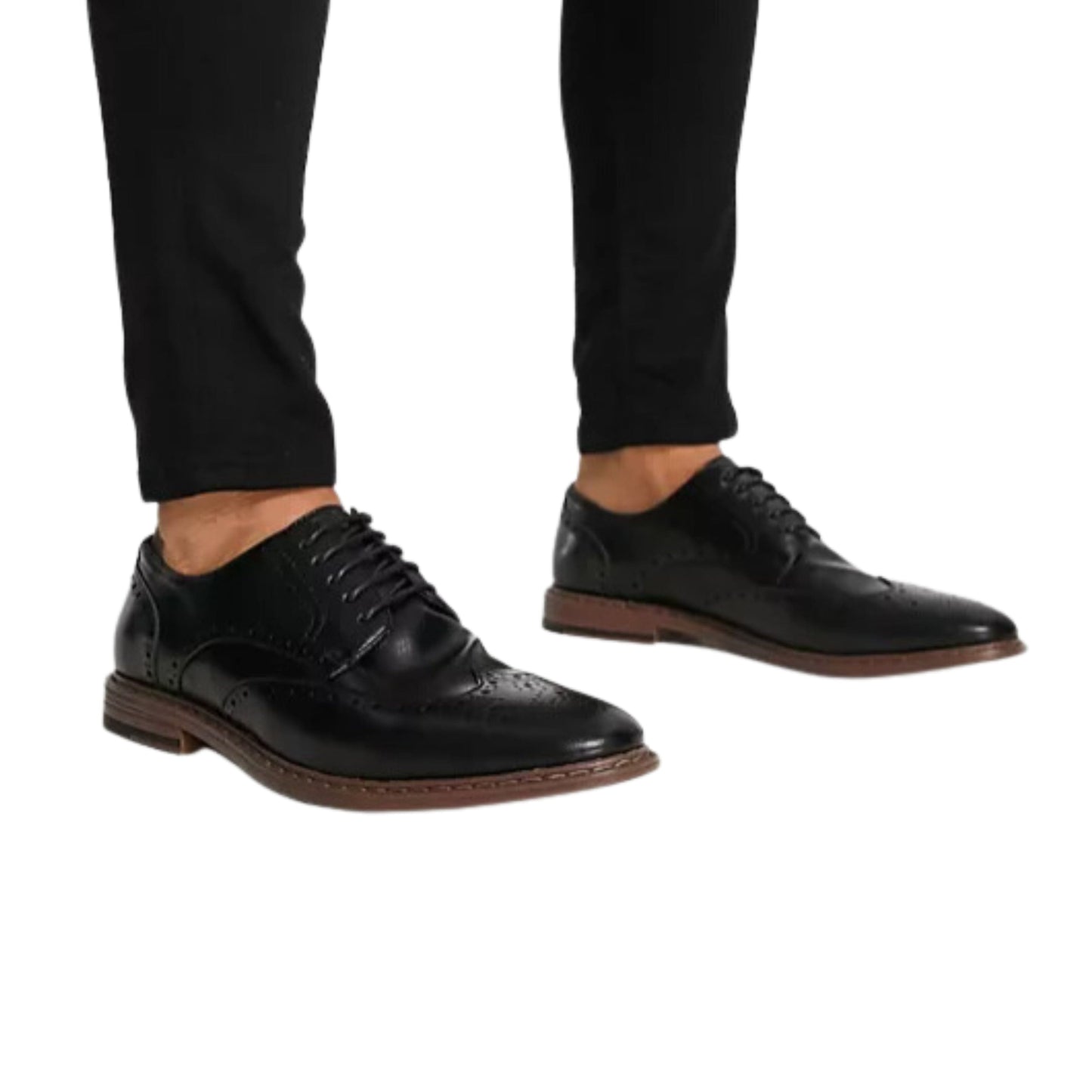 ASOS Mens Shoes 42 / Black ASOS - brogue shoes faux leather