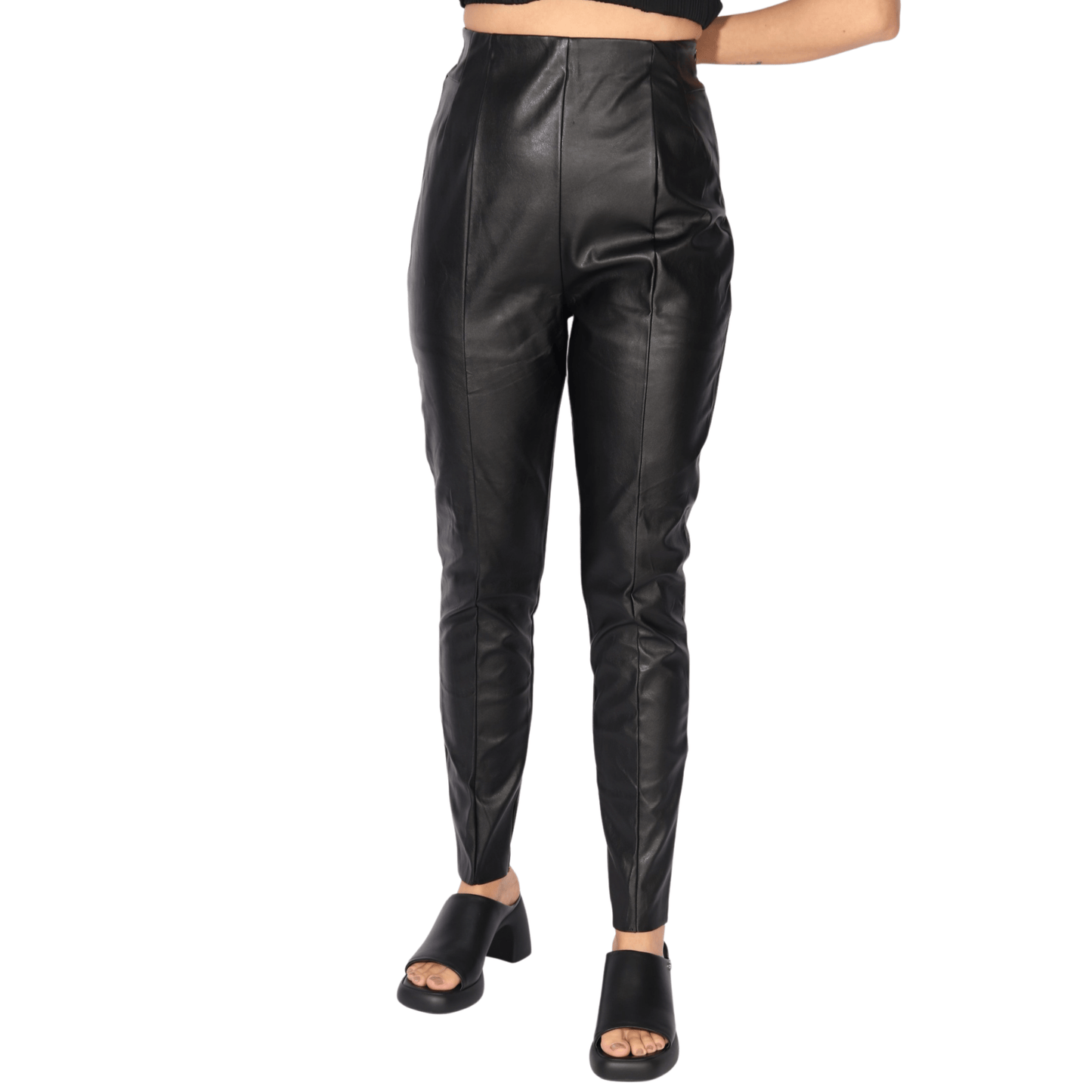 ASOS Womens Bottoms M / Black / 38 ASOS - Faux Leather Pant