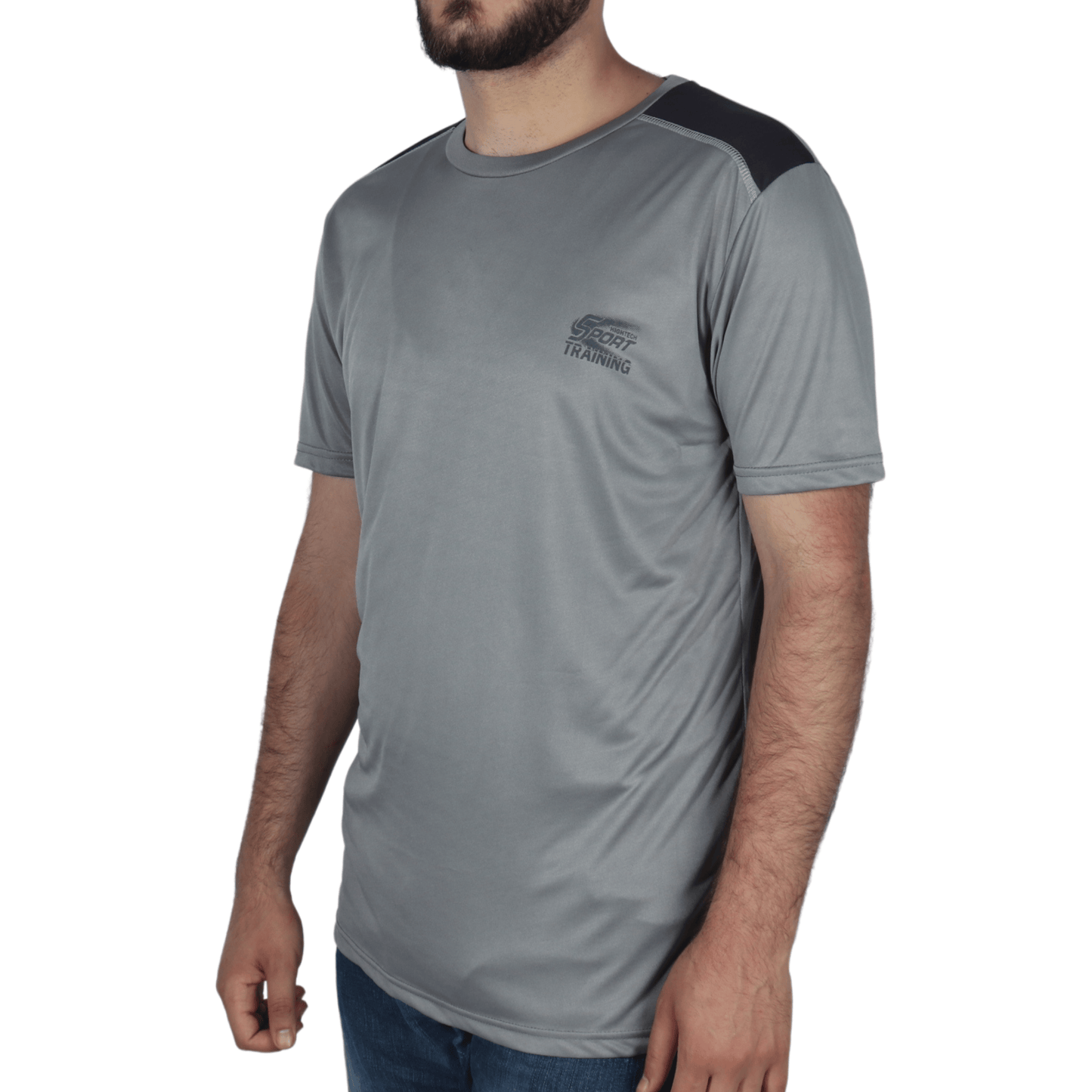 ATLAS FOR MEN Mens Tops M / Gray ATLAS FOR MEN - Short Sleeves T-Shirt
