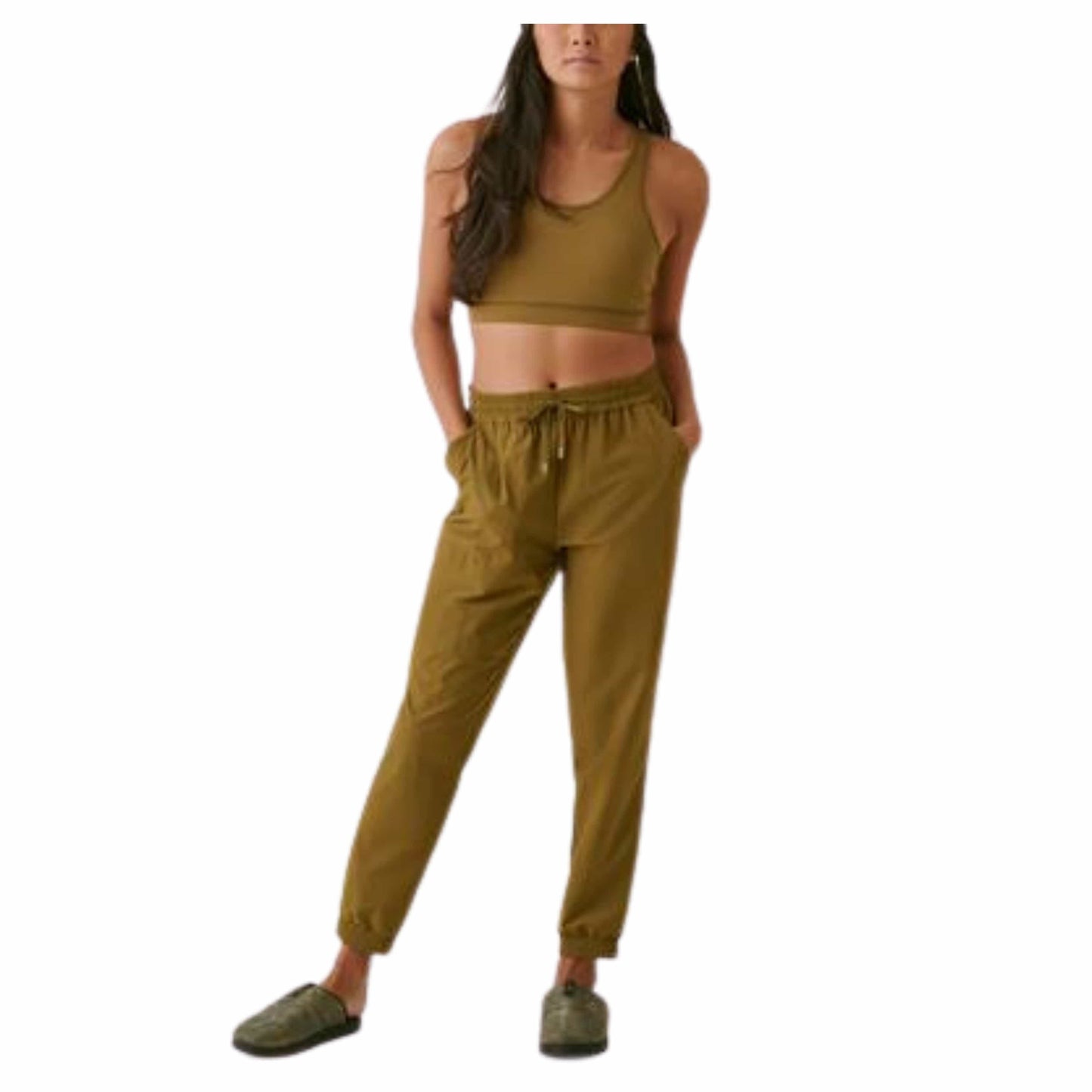 BASS OUTDOOR Womens Bottoms XL / Green BASS OUTDOOR - Forever Travel Pants