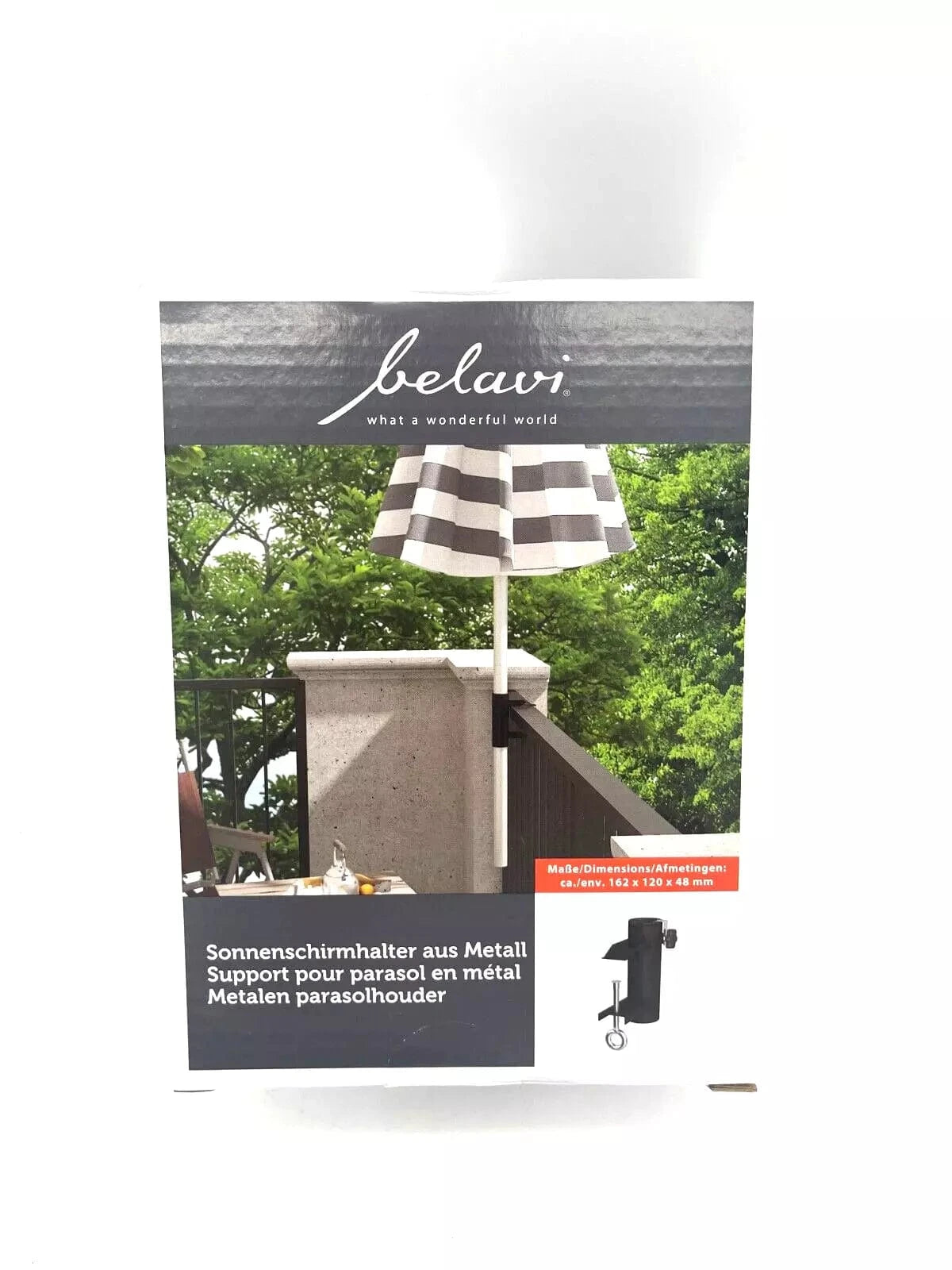 BELAVI Garden Accessories BELAVI - Metal Parasol Holder