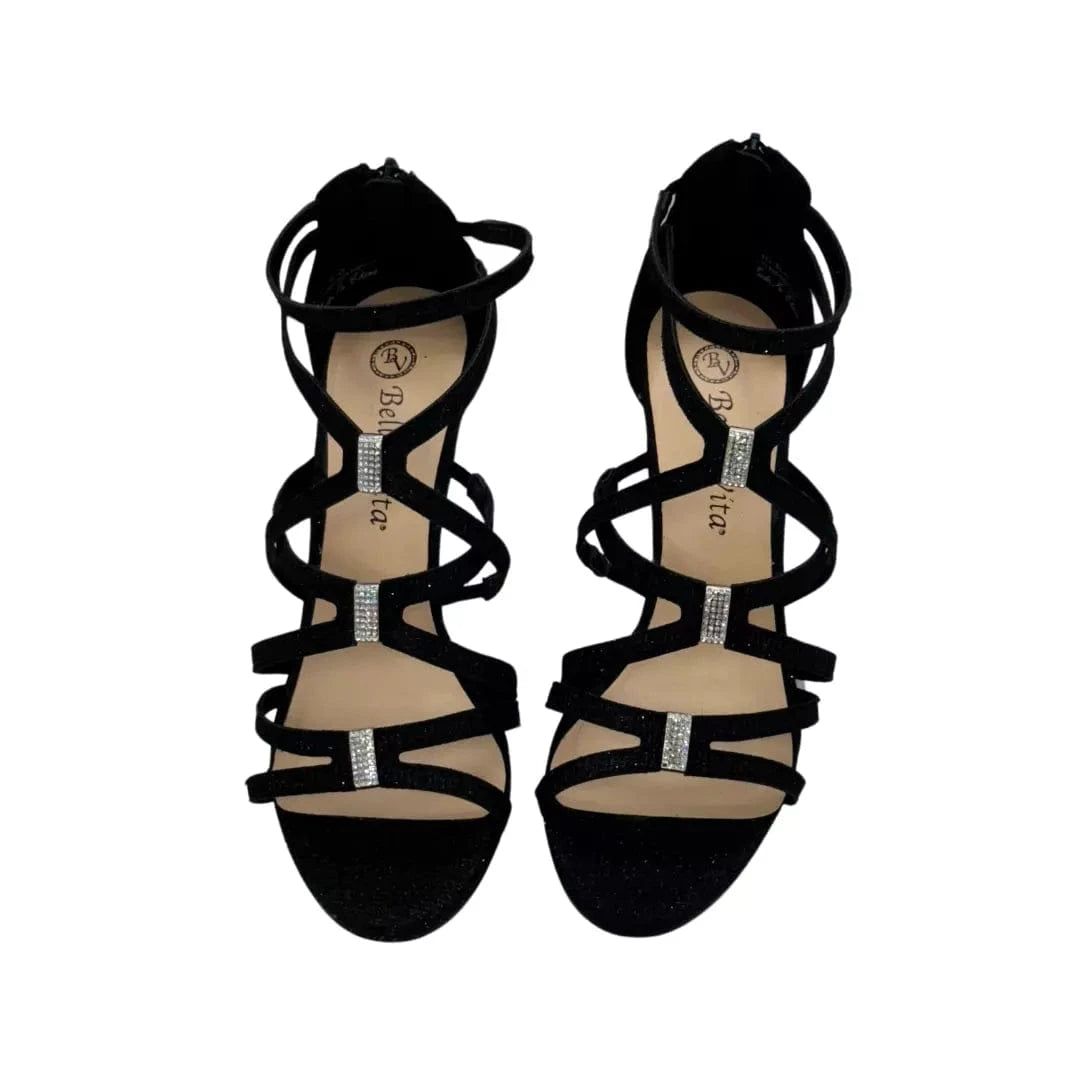 BELLA VITA Womens Shoes 41 / Black BELLA VITA - Karlette Dressy Sandals