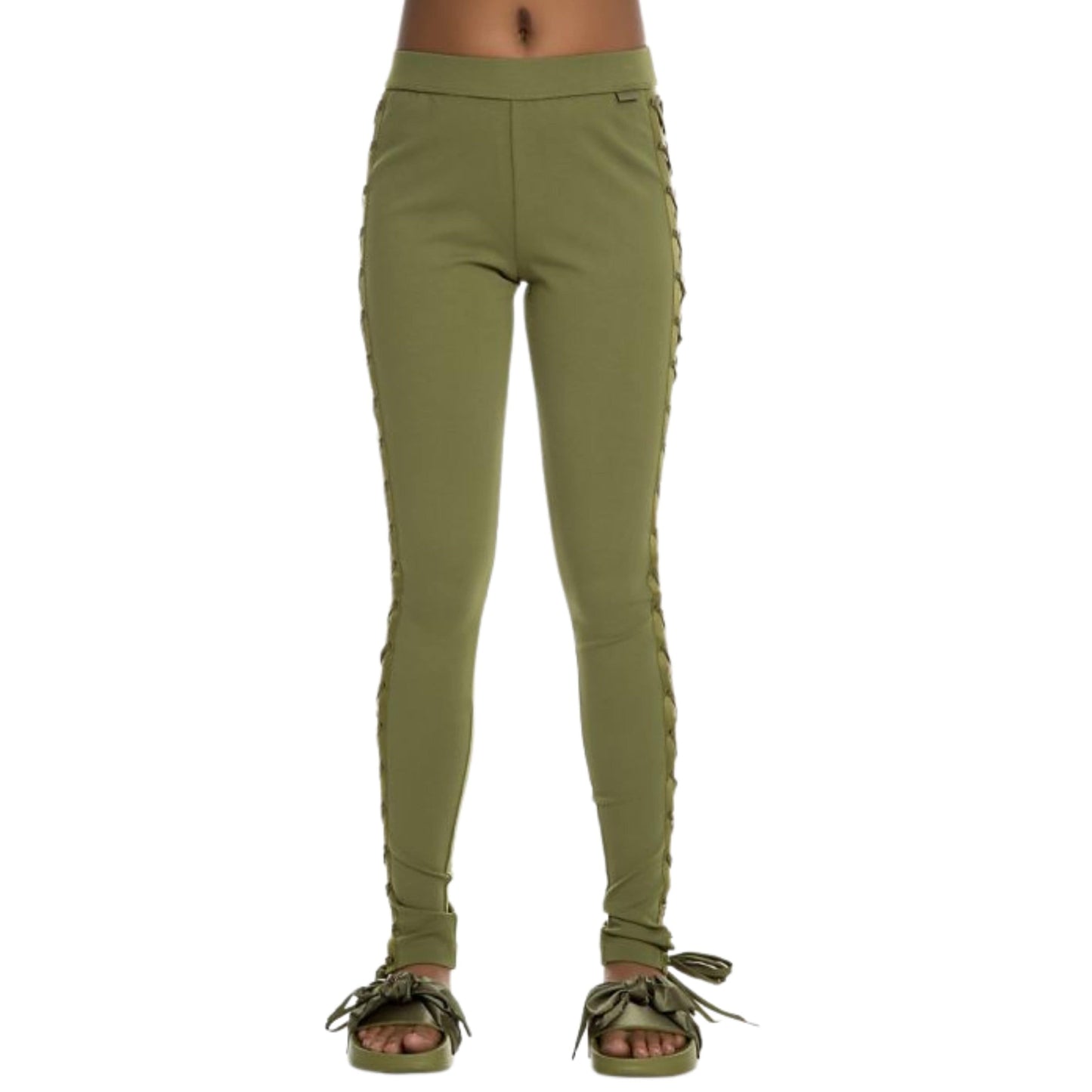 Beyond Marketplace Womens sports XS / Green PUMA - Laced Leggings