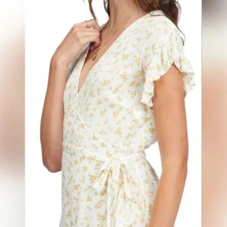 BILLABONG Womens Dress M / Multi-Color BILLABONG - Wrap And Roll Woven Dress