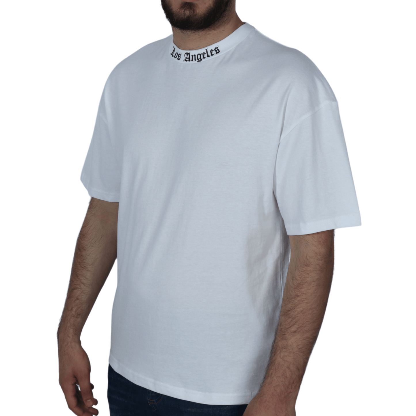 BLACK SQUAD Mens Tops XL / White BLACK SQUAD - Halter Crew Neck
