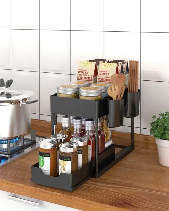 BRANDS & BEYOND Home Decoration & Accessories Black Under Sink Organizer