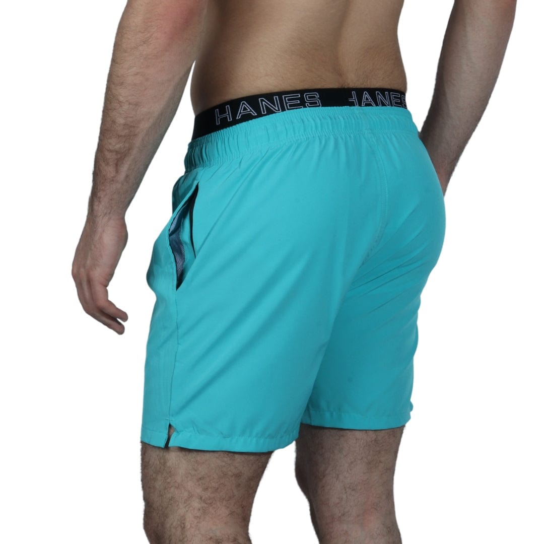 BRANDS & BEYOND Mens Swimwear L / Blue Solid Drawstring Swimwear