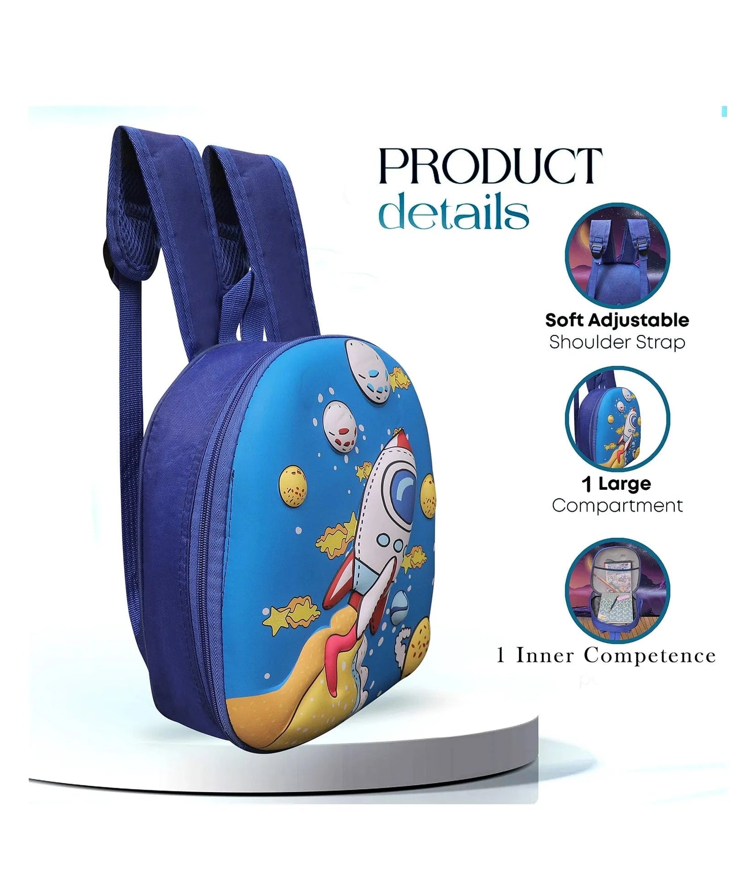 BRANDS & BEYOND School Bags Multi-Color Hardshell bag schoolbag cartoon cute kindergarten backpack