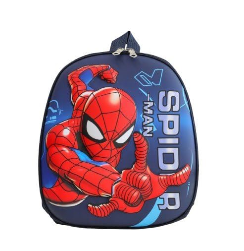 BRANDS & BEYOND School Bags Multi-Color Super Spiderman 3D kindergarden Bag