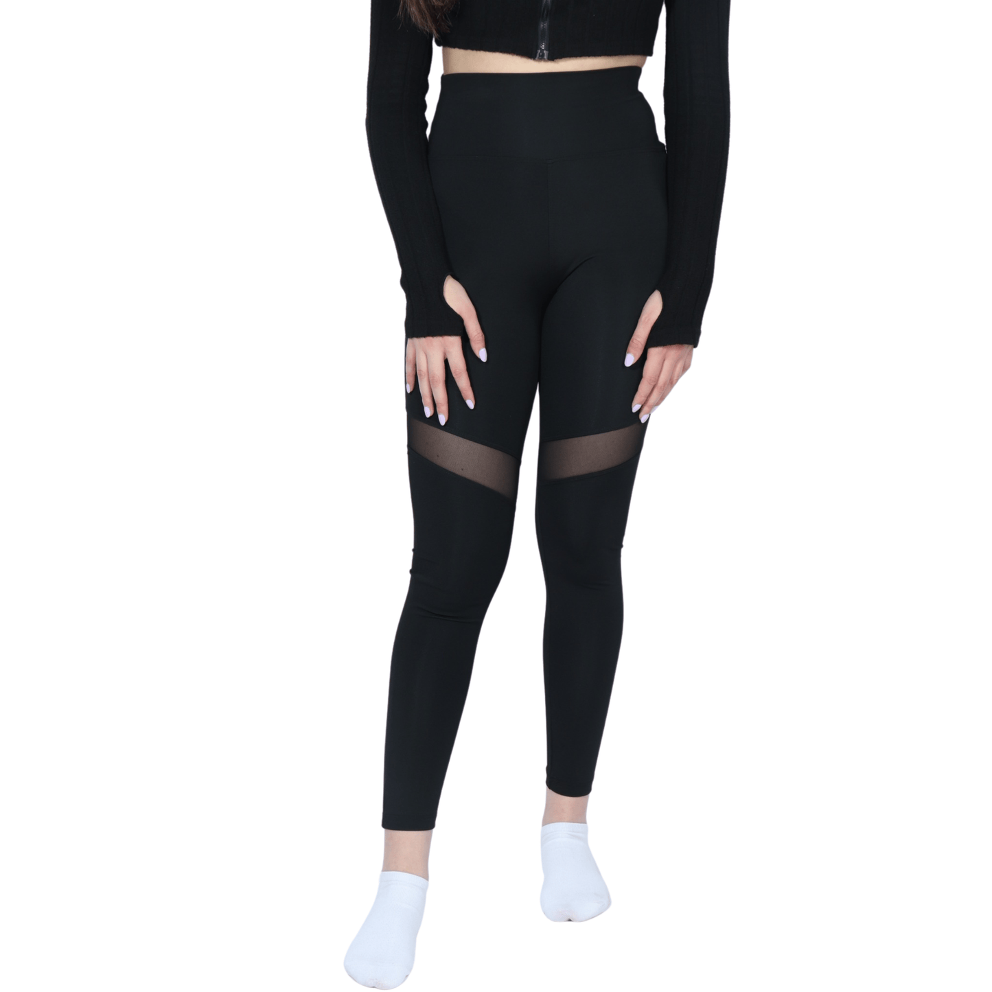 BRANDS & BEYOND Womens sports Mesh Legging