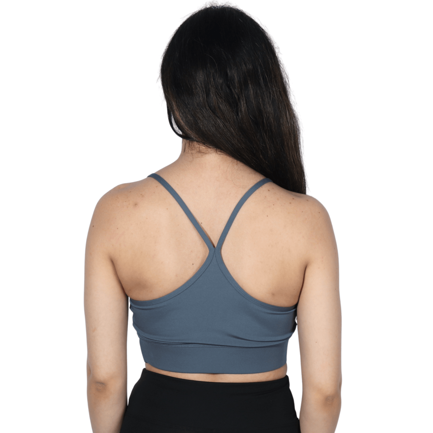 BRANDS & BEYOND Womens sports S / Blue Round Neck Workout Sport Bra