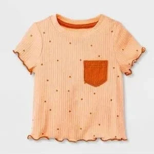 CAT & JACK Baby Girl 0-3 Month / Orange CAT & JACK - Sweety Style Set of 3 Pieces