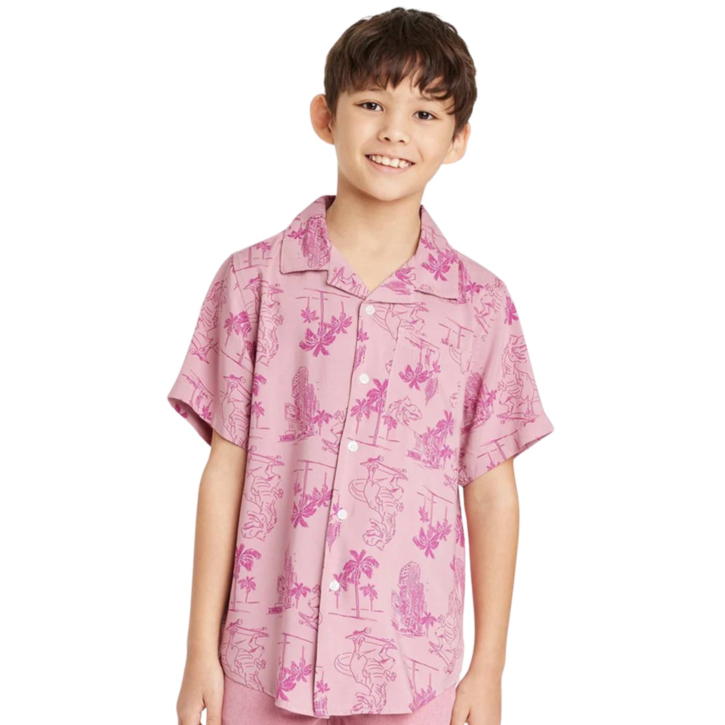 CAT & JACK Boys Tops L / Pink CAT & JACK - Graphic Printed Shirt