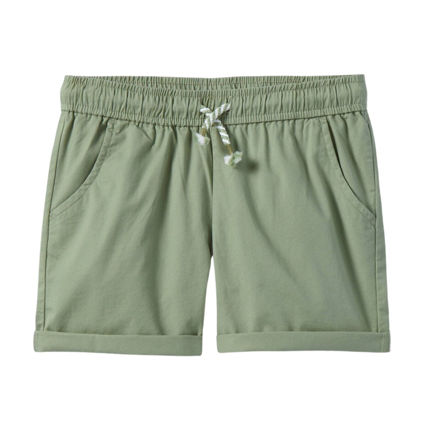 CAT & JACK Girls Bottoms L / Green CAT & JACK - KIDS - Rolled Hem Chino Shorts