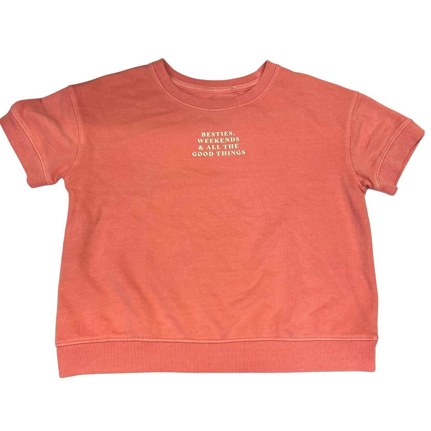 CAT & JACK Girls Tops S / Coral CAT & JACK - Crew Neck Sleeveless