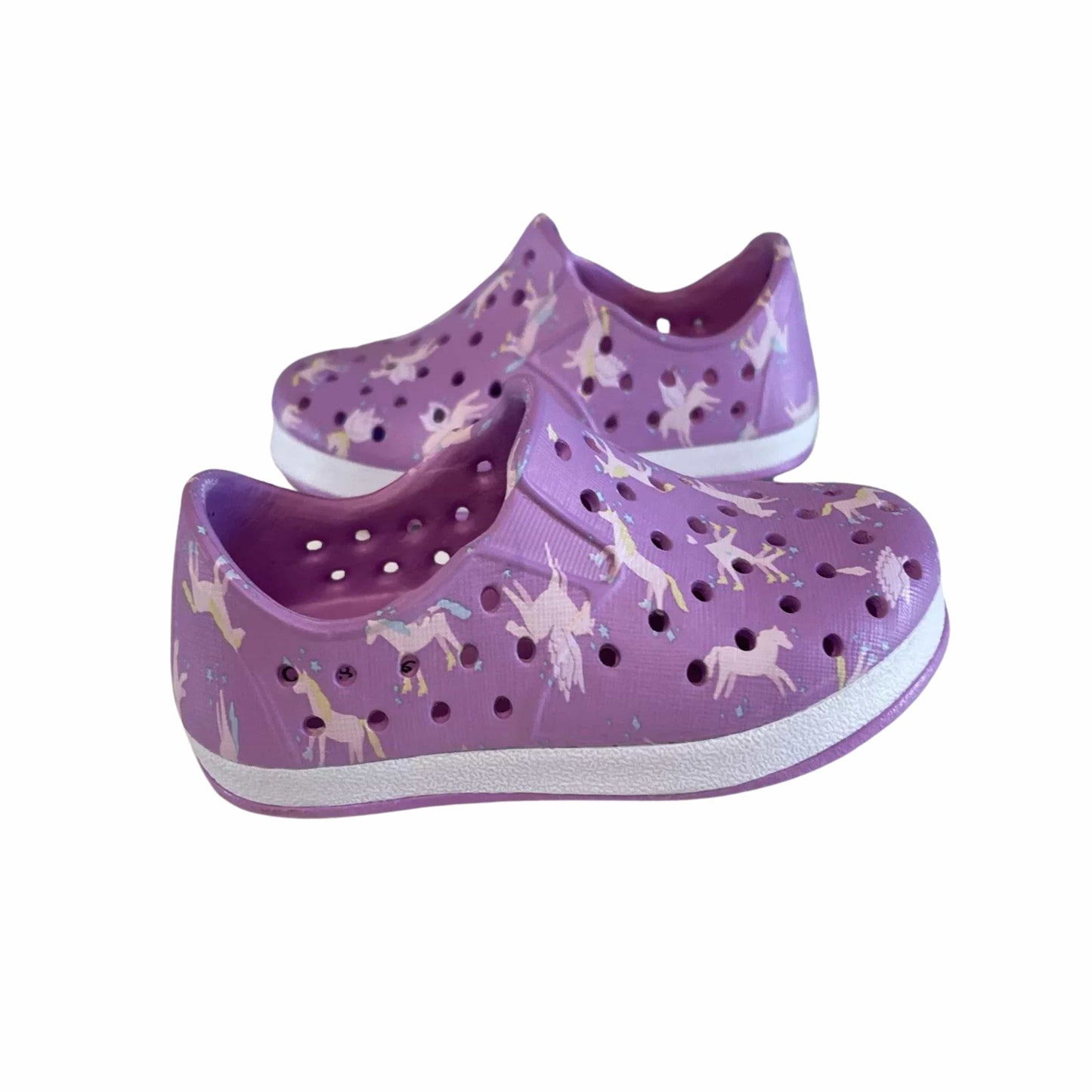 CAT & JACK Kids Shoes 27 / Multi-Color CAT & JACK - Water Shoes Girl Slip On Purple Slipper