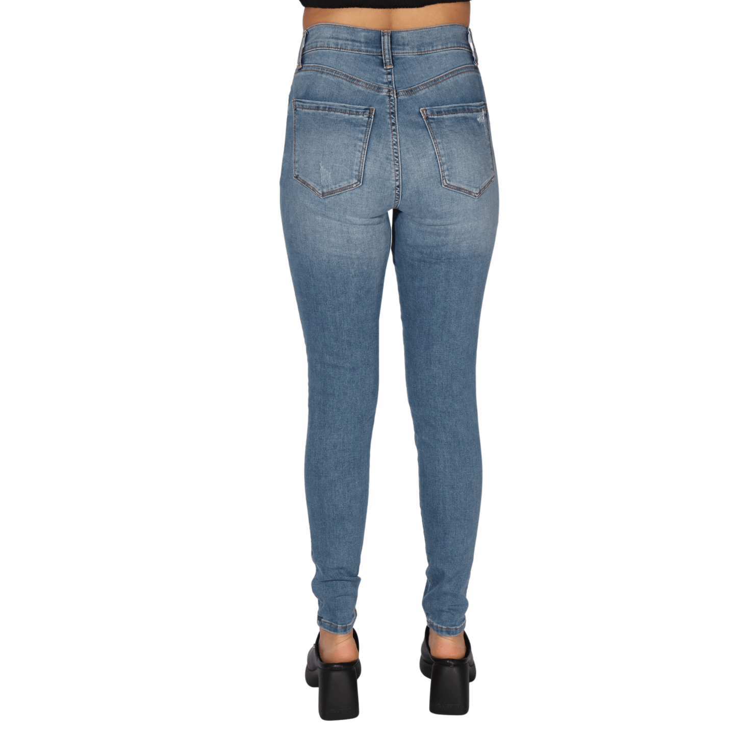 CELEBRITY PINK Womens Bottoms XS / Blue / 25 CELEBRITY PINK - Pull Over Jeans