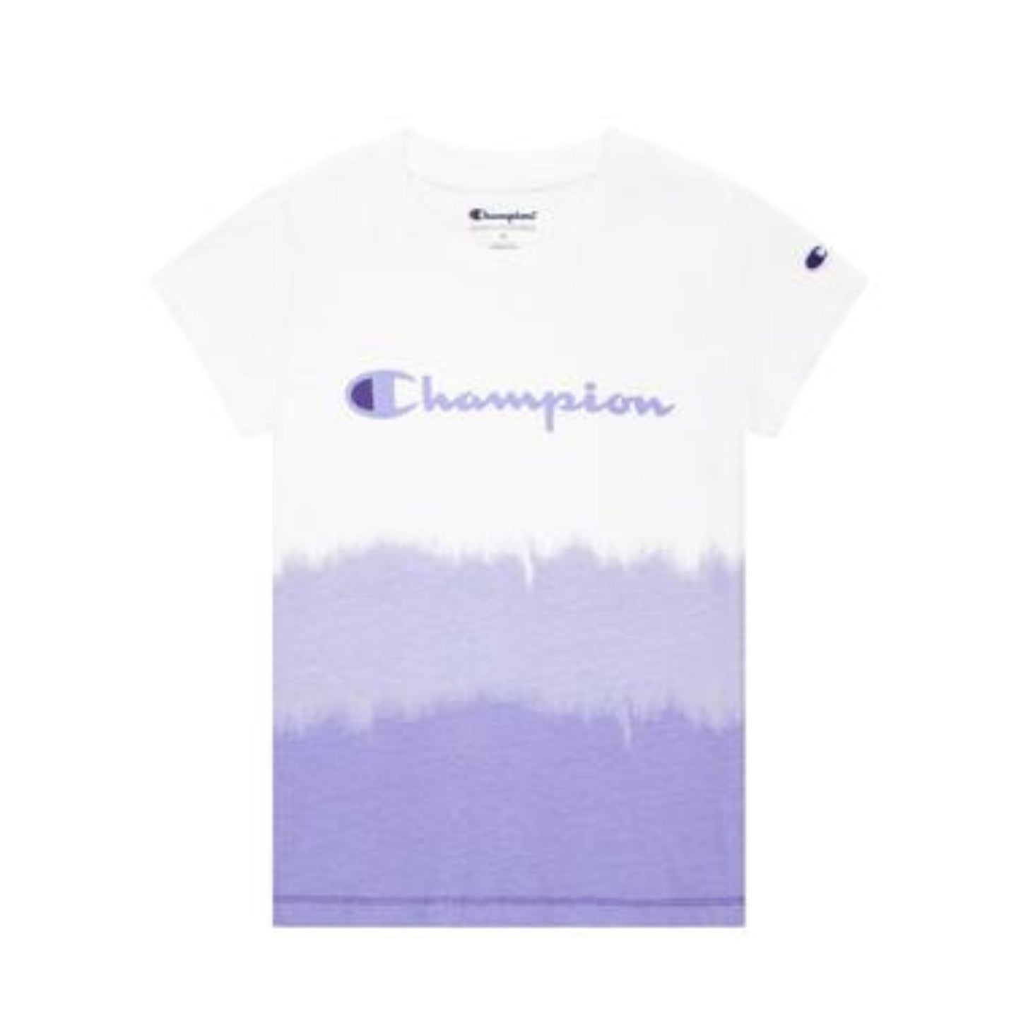 CHAMPION Baby Girl 2 Years / Multi-Color CHAMPION - Baby - Short Sleeve Printed Dip Dye Tee