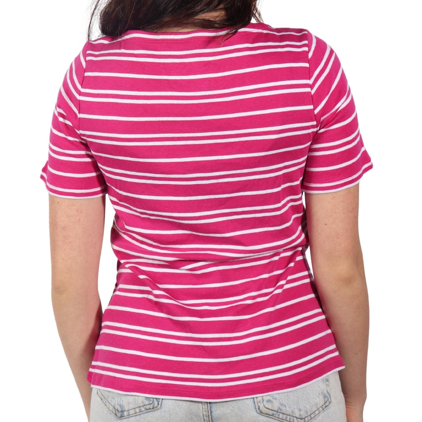 CHARTER CLUB Womens Tops XS / Pink CHARTER CLUB - Stripped T-Shirt