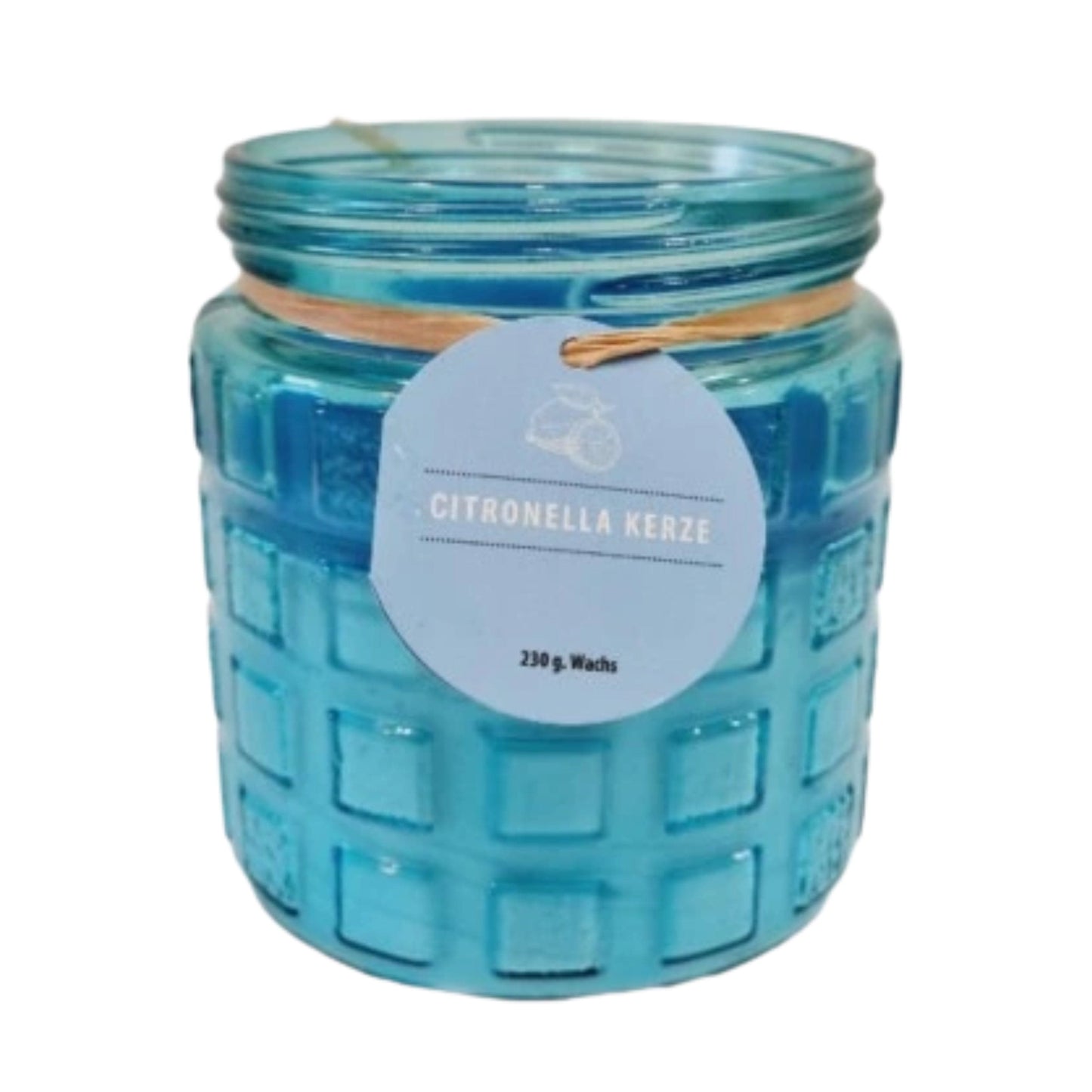 CITRONELLA Candles Blue CITRONELLA - Paraffin Scented Candle