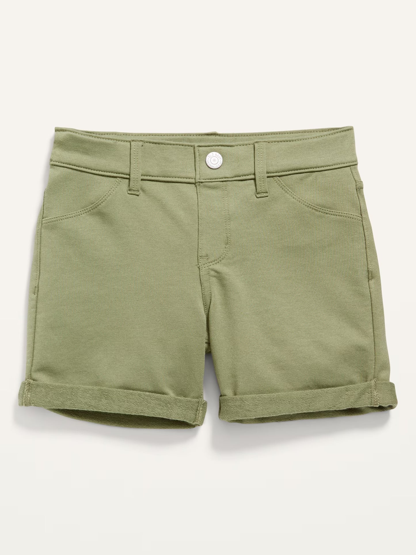 OLD NAVY - French Terry Rolled-Cuff Midi Shorts