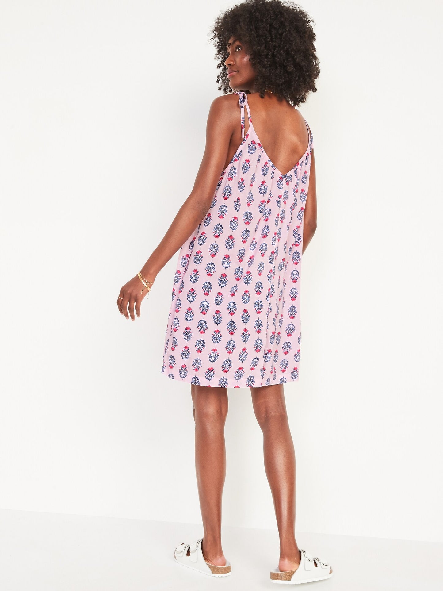 OLD NAVY - Tie-Shoulder Mini Swing Dress