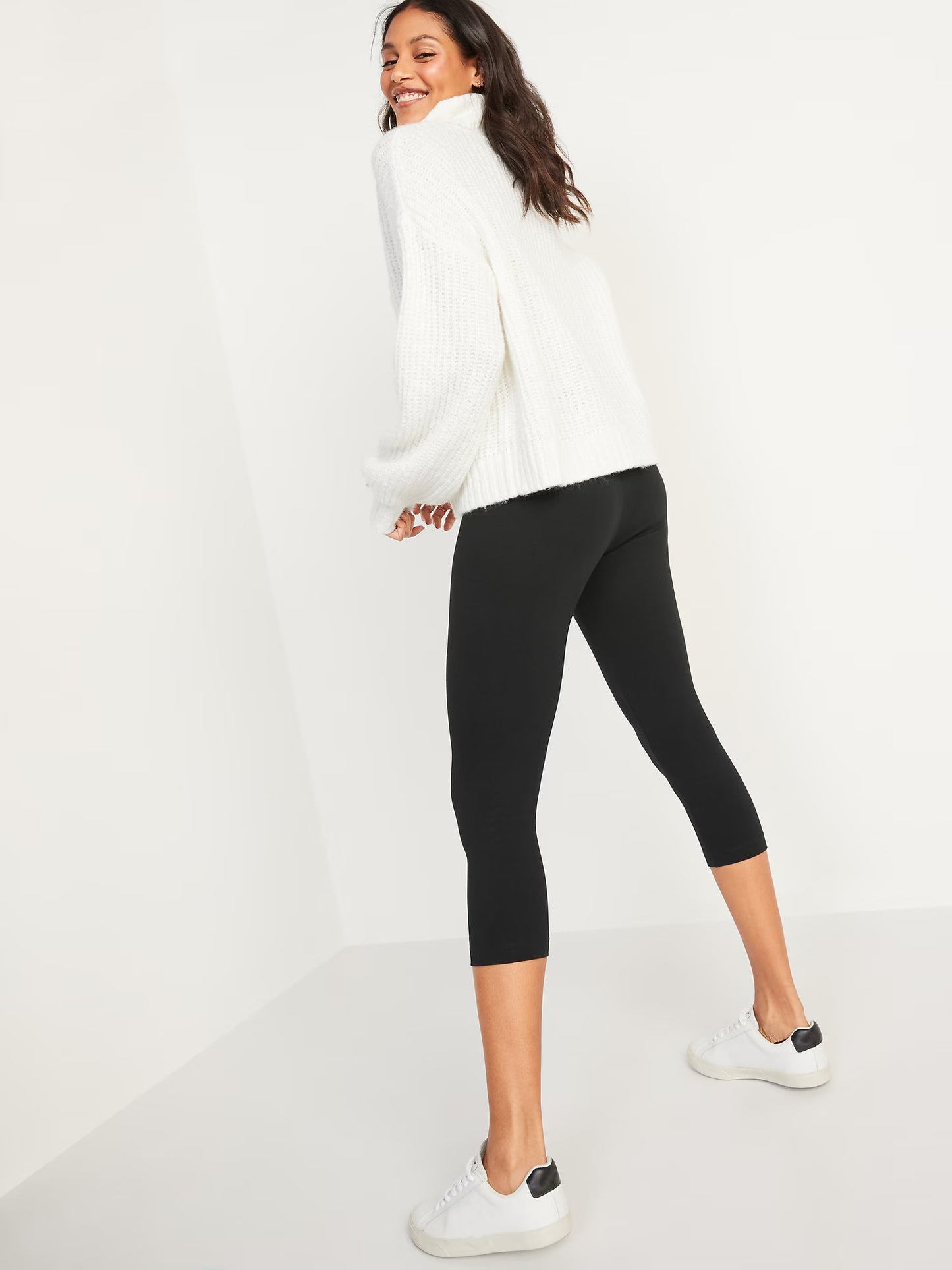 OLD NAVY - High-Waisted Layering Cropped Legging